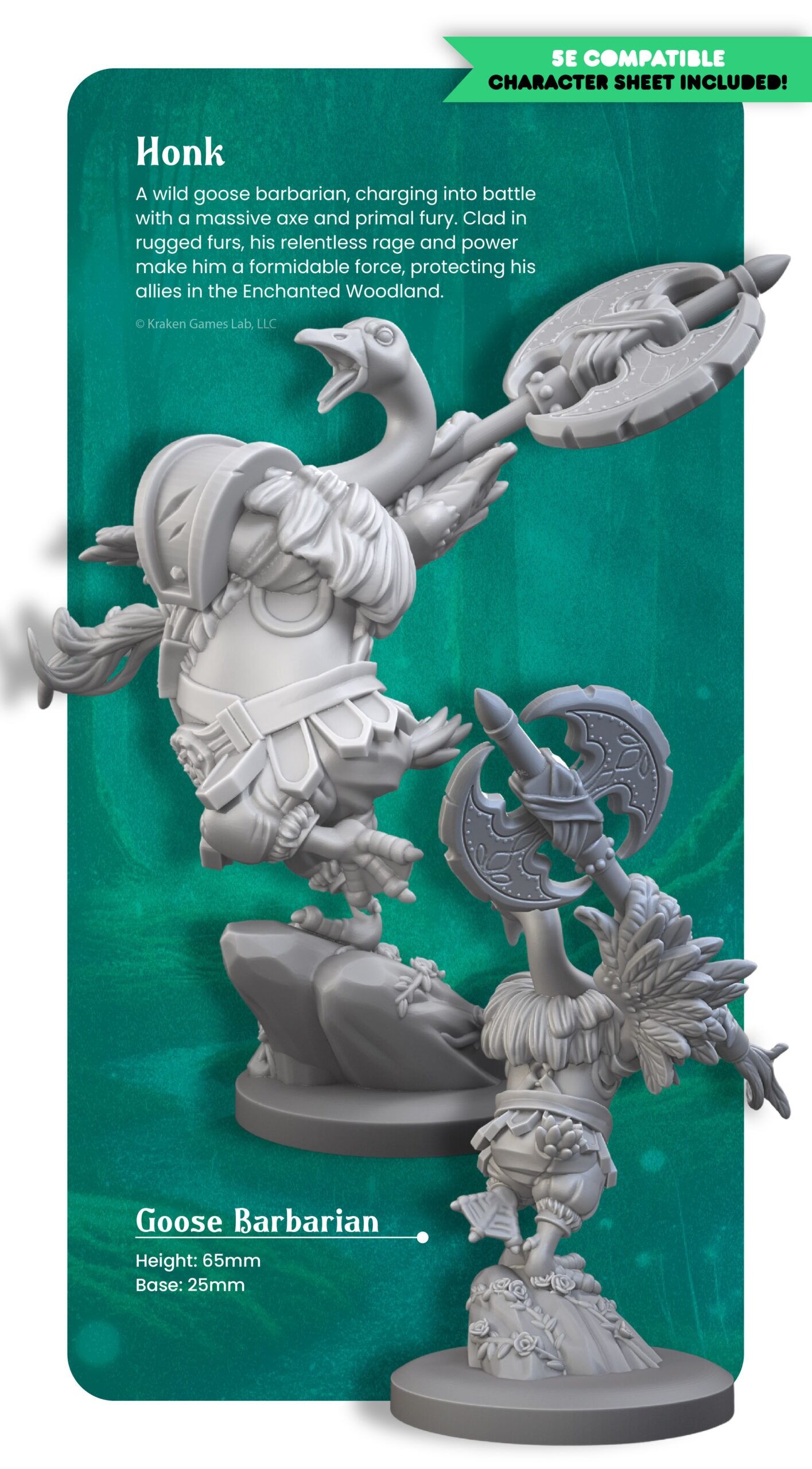 Bramble Heart - Hero Collection 01: Honk, Goose Barbarian
